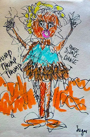 rave sugars weirdo art