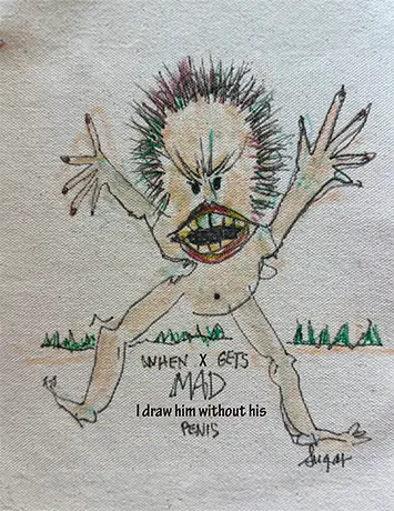 x sugars weirdo art